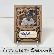 2026 Topps Baseball Series 1 One Heavy Lumber Autograph Relic Harold Baines Card