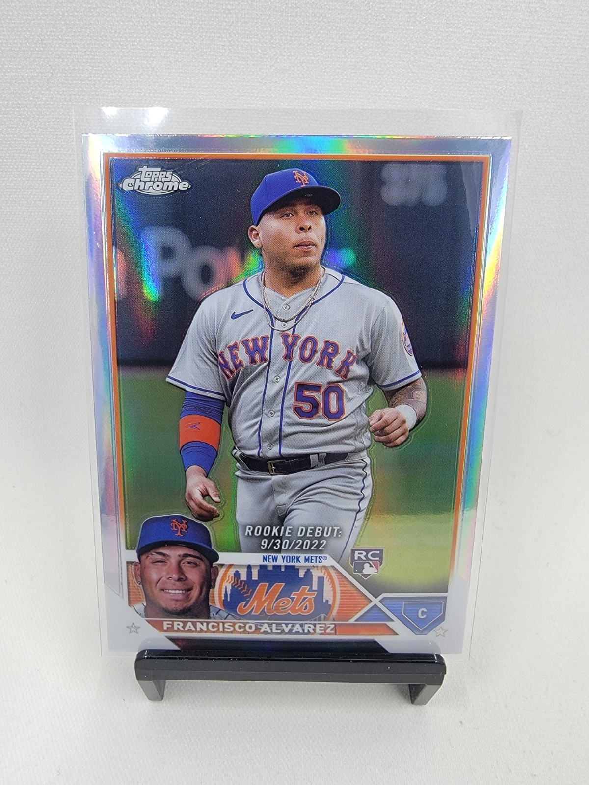 FRANCISCO ALVAREZ 2023 Topps Chrome Update #USC103 Rookie RC New York Mets