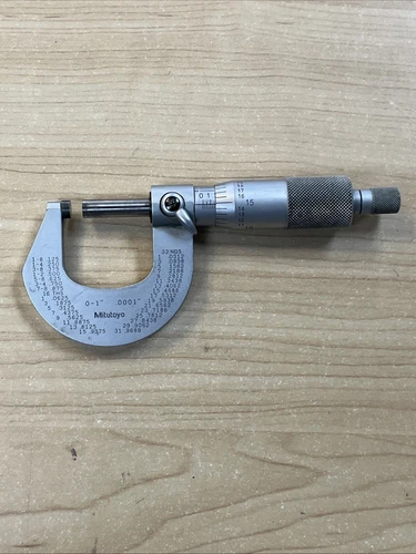 MITUTOYO MICROMETER , 0-1" , .0001" FREE SHIPPING!