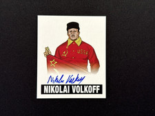 NIKOLAI VOLKOFF 2012 Leaf Originals Wrestling Auto On Card Autograph NV1