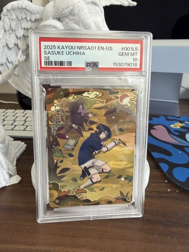 2025 Kayou Naruto NRS01 Sasuke Uchiha #001L5 SE PSA 10 Pop 9 