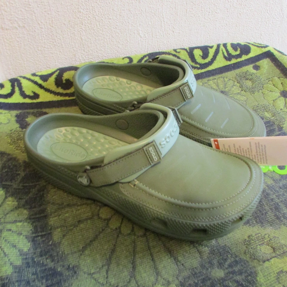 Elige color y talla. Zuecos para hombre Crocs Yukon Vista II LR, zapatos informales. Foto 4 de 4