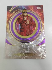 2025 Topps Universe The Miz Purple Foil 131/399 WWE Raw