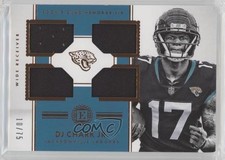 2018 Panini Encased Rookie Quad Memorabilia 10/75 DJ Chark Jr #RQM-16 5w7