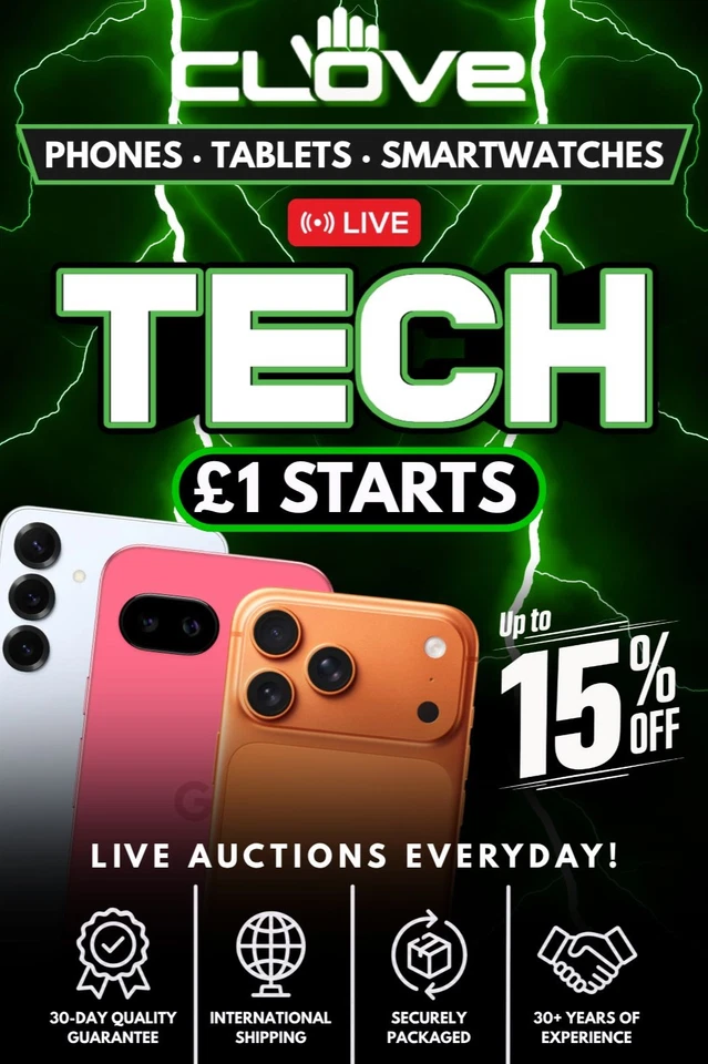 Afternoon FLASH SALE tech up to 15% off iPhones, iPads & more