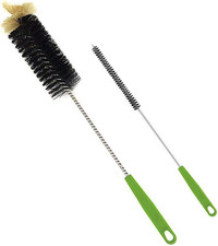 Long Bottle Brush, 17 in Bendable Cleaner Brushes for Cleaning Neck Beer Bottles