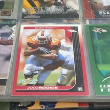 SCORE Clinton Portis Denver Broncos #263 2002 Rookie Football Trading Card. rookie card picture