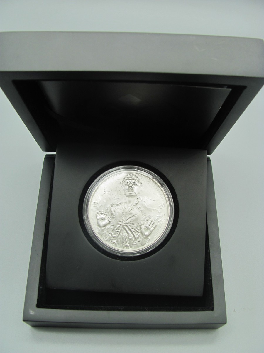 2016 Star Wars 1oz .999 Silver coin - Han Solo in Carbonite - $2