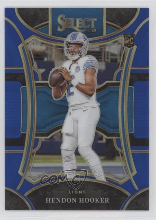 2023 Panini Select Suite Level Blue Prizm 92/99 Hendon Hooker #432 1cw4