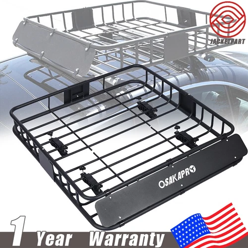 For Toyota 43" x 39" x 6" Rooftop Cargo Carrier Basket Roof Rack Luggage Holder