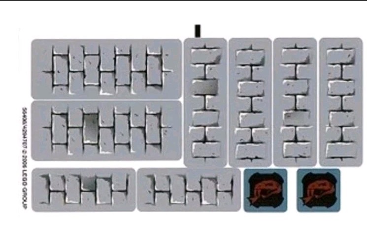 NEW LEGO® Castle Sticker Sheet Battle at the Pass 8813  Mistlands Tower 8822