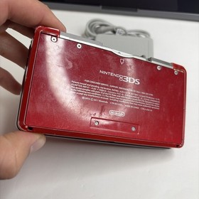 Nintendo 3DS System - Red Region USA, Charger US Model READ!