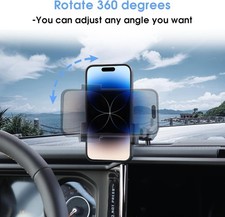 2024-2025 Jeep Wrangler JL  Gladiator JT Dashboard Cell Phone Mount Holder - Bl