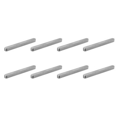 8 Pcs Round Ended Feather Key, 100x10x8mm Drive Shaft Parallel Keys