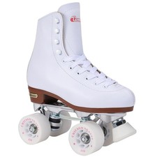 Chicago Women Size 10 White Roller Skates High Top Comfort Indoor Outdoor Ska...