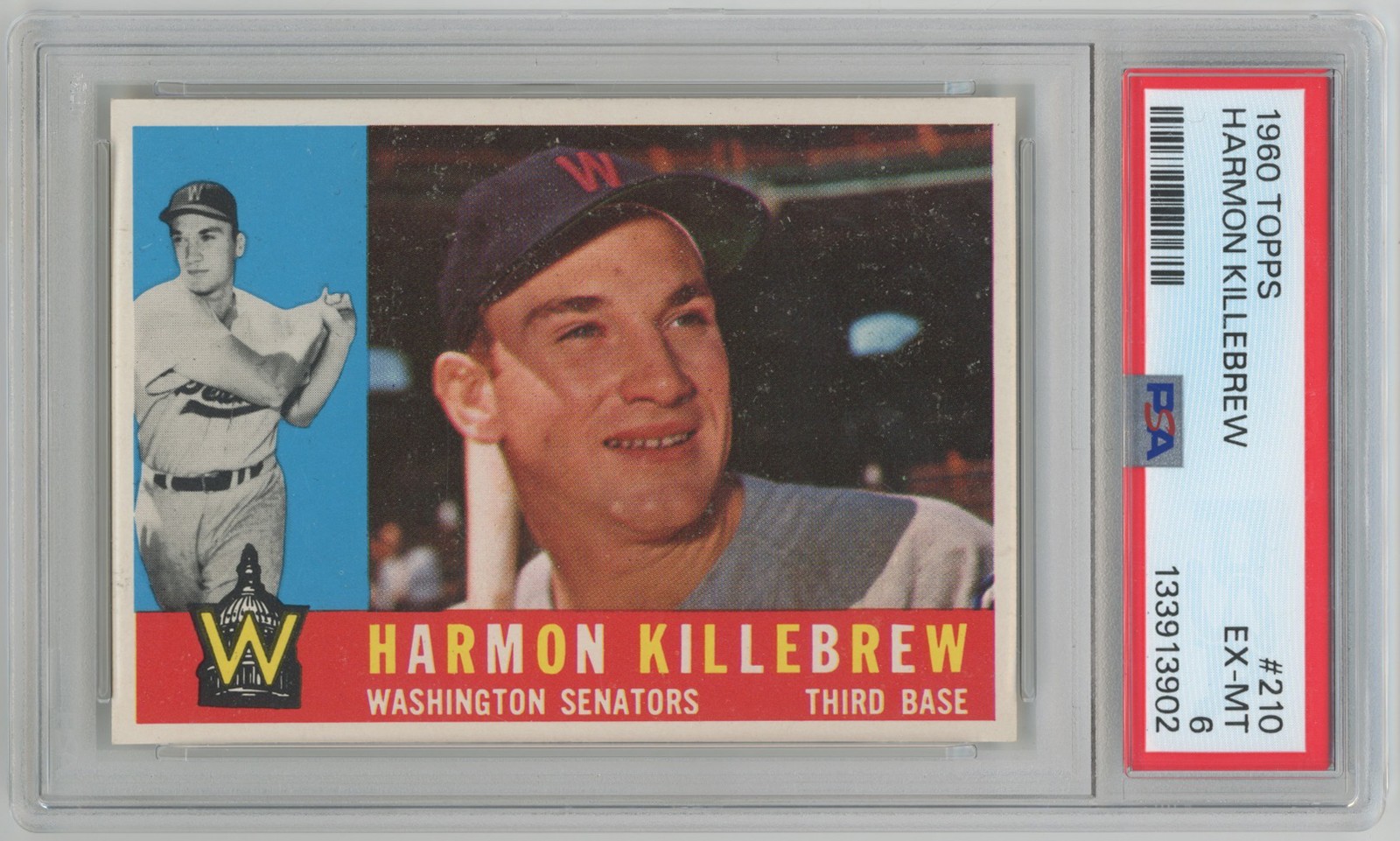 1960 Topps 210 Killebrew PSA 6 719584