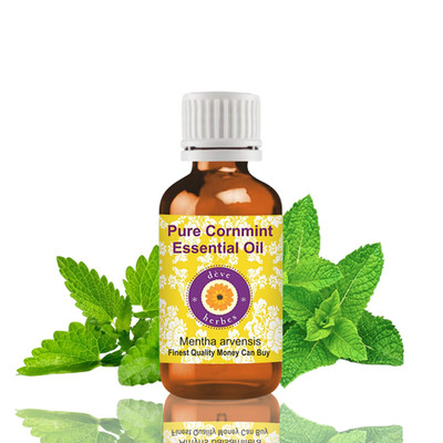 Deve Herbes Pure Cornmint Essential Oil (Mentha arvensis) Steam Distilled