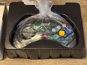 Sega Saturn Retro-Bit Slate Grey Controller OEM Authentic Very Good Shape