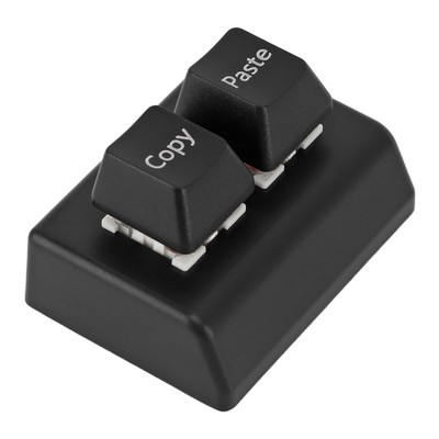 Programmable Keypad 2 Keys Copy Paste Red Switch USB C Connection Mini Mechan CB