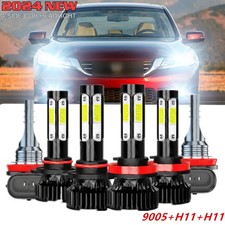 6000k Combo Led Headlight Kit Highlowfog Bulbs For Honda Accord 2013 2014 2015