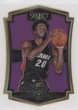 2015 Panini Select Premier Level Die-Cut Purple Prizm 70/99 Justise Winslow kq9