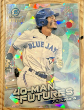 2021 Bowman Chrome Austin Martin 40-Man Futures Rookie #/150 Toronto Blue Jays