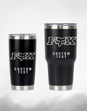 Fox 2030oz Engraved Tumbler Custom Free Personalization