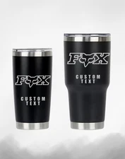 FOX | 20/30OZ | ENGRAVED TUMBLER | CUSTOM | FREE PERSONALIZATION