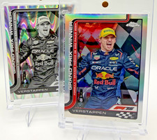 Max Verstappen 2025 Topps Chrome F1 Grand Prix Winner Refractor #113 + Raywave 2