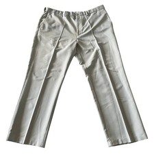Haggar Cool 18 Classic Fit Dress Pants Mens 42x30 Beige Business Professional