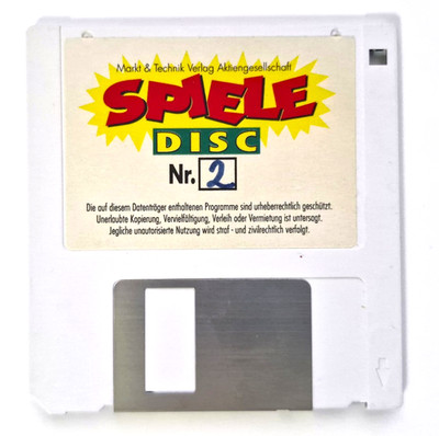   *** Original Commodore Amiga Diskette: Markt & Technik Spiele Disc Nr. 2 ***  