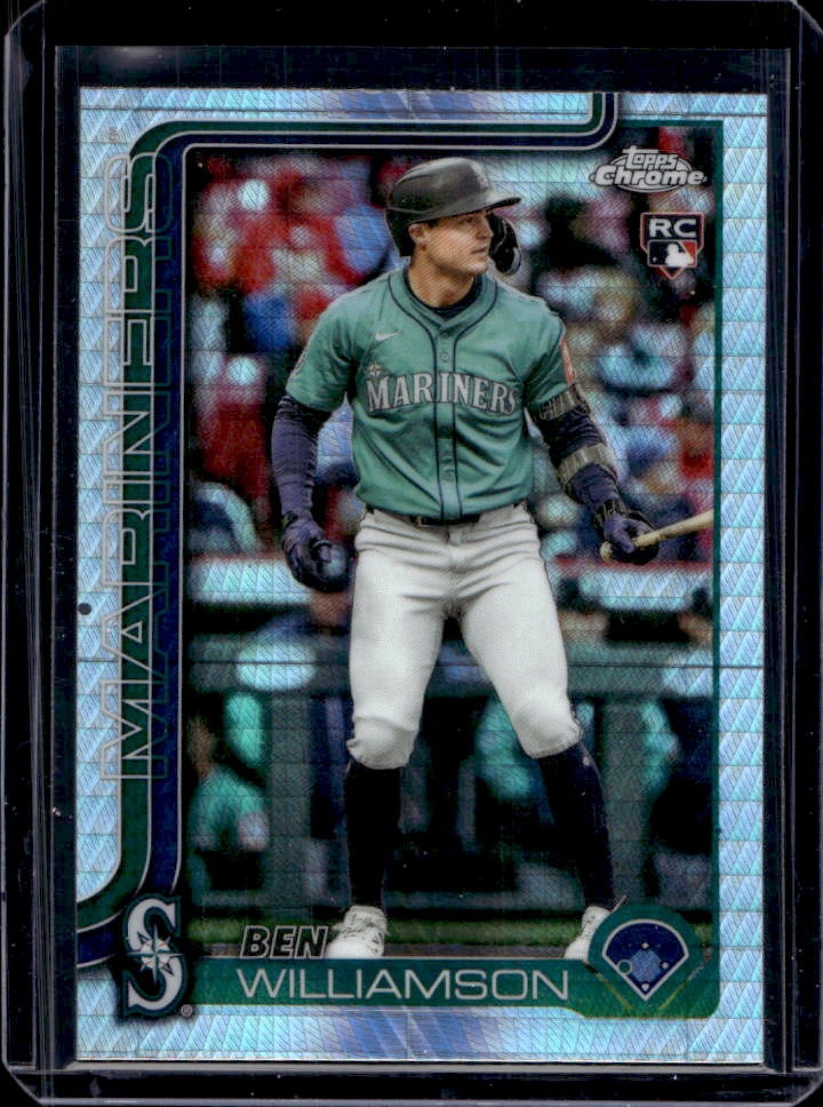 2025 Topps Chrome Update Ben Williamson RC Prism Refractor #USC168 Mariners