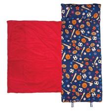 Stephen Joseph Toddler All-Over Print Nap Mat w/ Soft Blanket  Removable Pillow