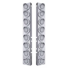 United Pacific 33603 Air Cleaner Light Bar, Front, Stainless Steel, w/Bracket, R