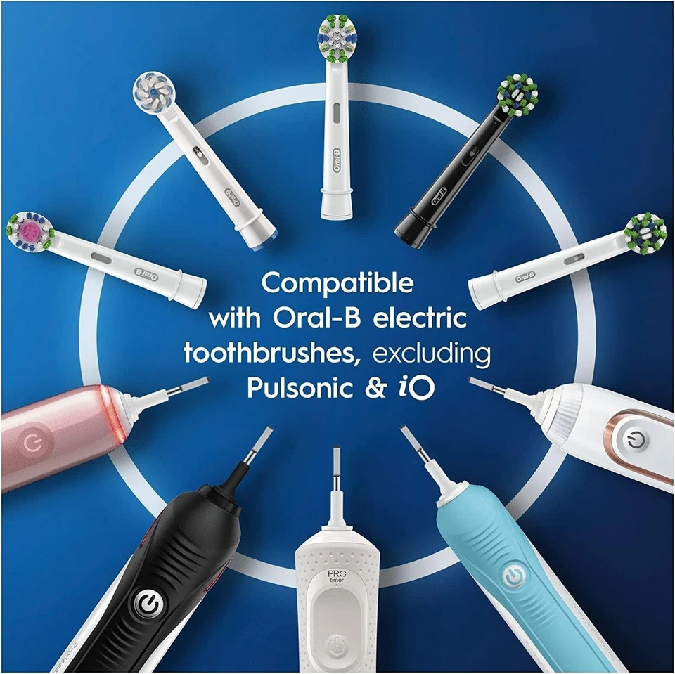 Oral B Cross Action Electric Toothbrush Head Black Color 10 Packs - Image 4 of 4