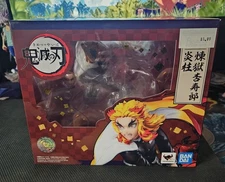Bandai Figuarts ZERO Demon Slayer Kyojuro Rengoku Flame Pillar Figure NIB
