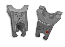 BURNDY W34RT Crimp Connector W-Die, 500 kcmil, BROWN 20