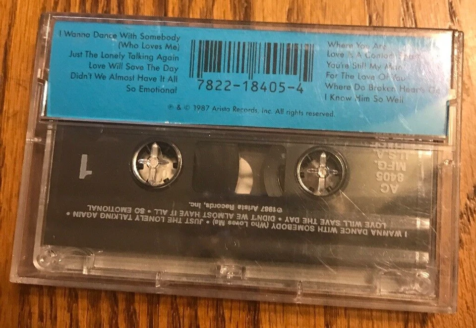 Whitney Houston - Whitney Cassette-Rare-Ships N 24h - Image 3 of 4