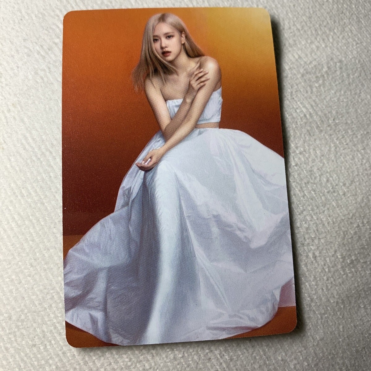 Rose BLACKPINK Green V Black Rose Edition Celeb K-pop Girl Photo Card  Orange 1 | eBay