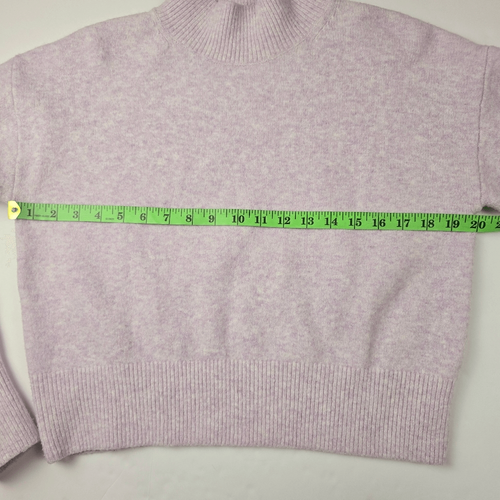 & Other Stories wool blend mock neck sweater in lilac Women's size XS - Picture 7 of 9