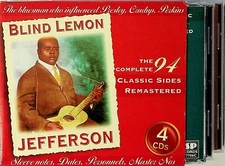 Blind Lemon Jefferson - The Complete 94 Classic Sides 4-CD JSP Blues Box Set
