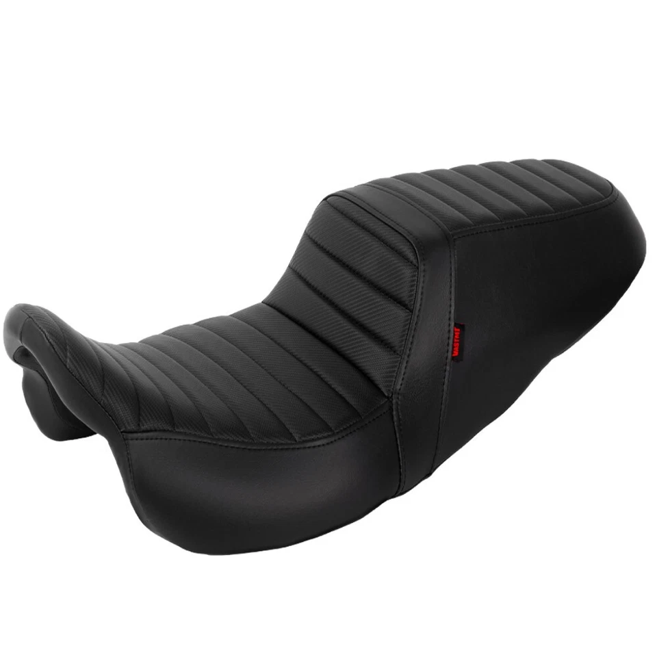 2009-2023 Diamond Stripe Style 1-Piece Seat For Harley Road King Street Glide US Foto 4 de 4