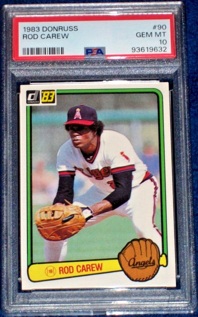 1983 Rod Carew #90 Donruss PSA 10 California Angels