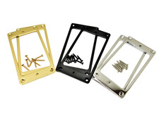 Brass Metal Humbucker Mounting Ring for Flat Body Guitars, Low Profile Untapered