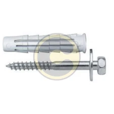 cf 5pcs Elematic Dowels T6/VTEmm 14x70 Nylon with Screw Washer Underhead