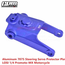 GPM Aluminum 7075 Steering Servo Protector Plate  For LOSI 1/4 Promoto-MX FXR US
