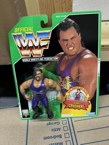 WWF Hasbro Green Card Evil Crush Wrestling Figure ...