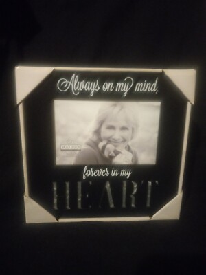Malden Family 4x6 Frame ALWAYS ON MY MIND, FOREVER IN MY HEART/Mother's Day
