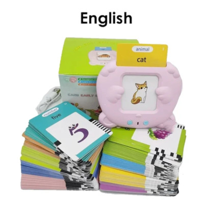 Lernmaschine für Kinder sprechende Lernkarten Kindergarten Kinder Sprache Elektron