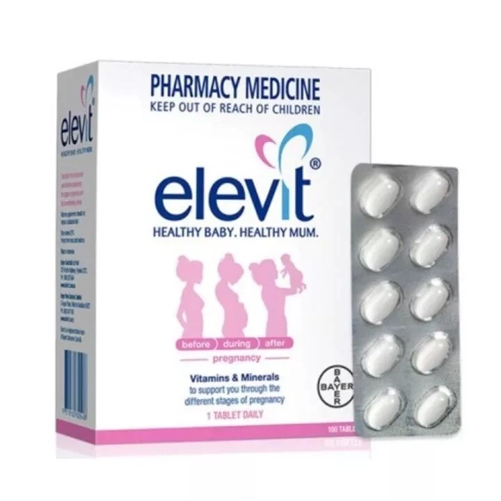 Elevit 100 Tablets & Menevit 90 Capsules Pregnancy Planning Kit Combo Supply - Image 4 of 4